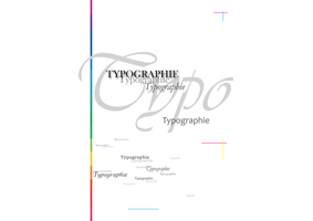 Couverture d'un livre sur la typographie